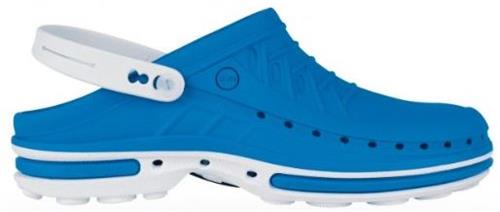 Wock Clog Midden Blauw 07 (zool: wit)